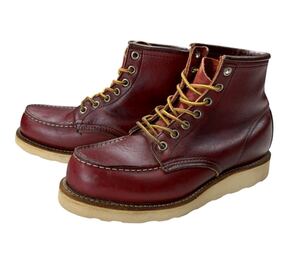 USA製 犬タグ RED WING 875 セッターブーツ 赤茶 オロラセット 
